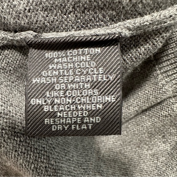 John Bartlett Consensus V-Neck Purple & White Stripe Gray Sweater Men’s Size XL - Picture 7 of 9